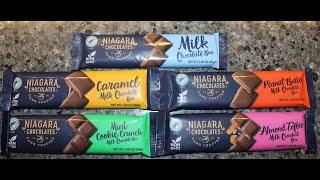 Niagara Chocolates: Milk Chocolate, Caramel, Peanut Butter, Mint Cookie Crunch & Almond Toffee