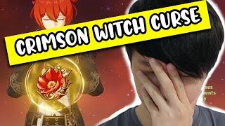 Crimson Witch Artifact farming be like.. | Genshin Impact funny moments