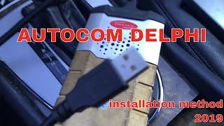 AUTOCOM DELPHI  Installation 2019