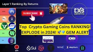  Top Crypto Gaming Coins RANKED! EXPLODE in 2024!  GEM ALERT: Buy Before Gaming Season Heats Up!