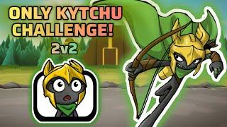 Using Only General Princess Kytchu in 2V2! Stick War: Saga Epic Challenge