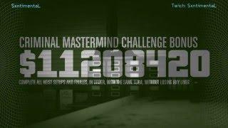 All Heist Complete Mastermind Bonus!!