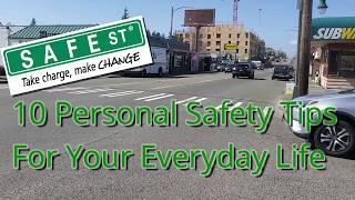 Ten personal safety tips for your everyday life