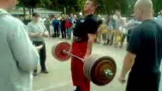 Roger Karimus | Deadlift 10 x 250 kg Raw In 2007