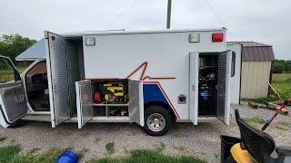 Ambulance Service Truck Layout.