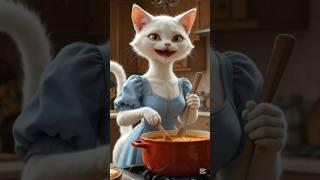 An old lady misunderstood this cute cat #ai#trending #catlovers #cuteanimal #cat #subscribe