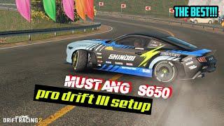 Cobra S650 (mustang s650) pro-drift III setup | Carx drift racing 2