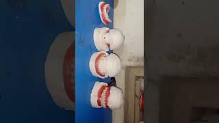 Making upet lower full denture waxing#dentallabtechnician#short