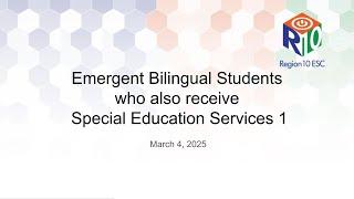 Empowering Families: Navigating Special Education for Emergent Bilingual Students