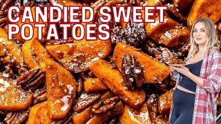 How To Make Candied Sweet Potatoes in the Oven – Baked Candied Sweet Potatoes Recipe – Blondelish