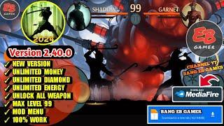 Shadow Fight 2 Mod Menu Apk V2.40.0 Latest Version 2024 - Unlimited Energy & Money | Max Level