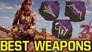 Horizon Zero Dawn tips and tricks - BEST WEAPONS & HOW TO GET THEM (Horizon Zero Dawn tipps)