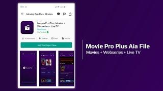 Movie pro plus Aia file for kodular | offered by Pixel Editor | go and get this Aia from our store.