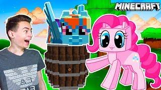 ПРЯТКИ С ПОНИ В МАЙНКРАФТ МИНИ ИГРЫ Дима и София играют MY LITTLE PONY minecraft