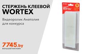 Стержень клеевой 11,2х200 мм прозрачный WORTEX GS 1120 6 штук Видеоотзыв (обзор) Анатолия