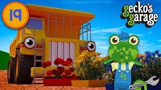 Gecko Has Giant Truck Trouble | Gecko's Garage | Trucks For Kids | Educational Videos For Toddlers