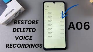 How To Restore Deleted Voice Recordings On Samsung Galaxy A06