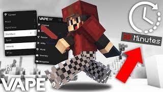 30 MINUTES OF CHEATING ON HYPIXEL *WITH MAIN ACCOUNT* | VAPE V4 Hypixel Bedwars