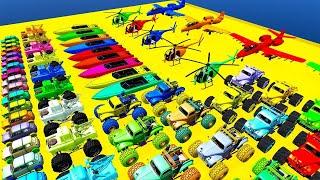 GTA V SPIDER-MAN 2️, Stunt Car Racing Challenge By Spider-man With Amazing Car Planes and Boats