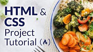 HTML & CSS Project Tutorial - Build a Recipes Website