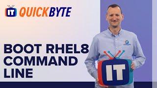 How to set RHEL8 to boot to the command line - Red Hat | An ITProTV Quick Byte