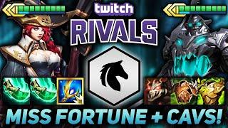 3 STAR MISS FORTUNE AND HECARIM CARRIES TWITCH RIVALS TEAM!! | Teamfight Tactics Patch 11.15