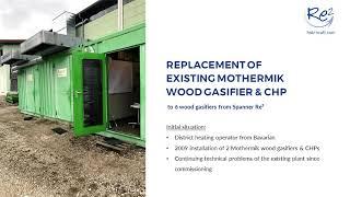 Diesel generator replacement / Repowering power generators with wood gasification | Spanner Re² GmbH