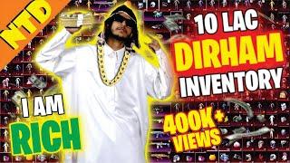 10 LAC DIRHAM INVENTORY TOUR | PUBG Biggest Inventory | Mythic Fashion | PUBGPakistan | NTD Playz