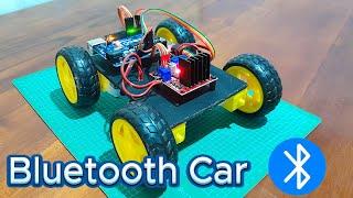 How to make a Bluetooth controlled car using Arduino