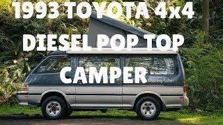 1993 Toyota Hiace Diesel Van 4x4 Camper Pop Top by OttoEx