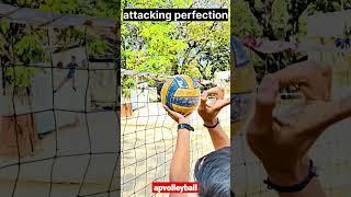 attacking perfection||#apvolleyball #volleyball #ytshorts #shorts #attacking #teach #coach #viral|