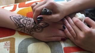 Мехенди на руке. Запись с прямого эфира Airamehendi ( henna, mehendi )