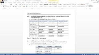 7.1.4.9 Lab - Identifying IPv4 Addresses