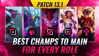 NEW 3 BEST CHAMPIONS to Main on Patch 13.1:  - League of Legends