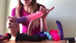 Silicone dildo firmness guide demo pt. 1, firm toys