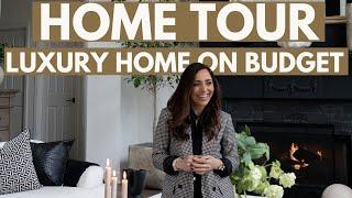 MODERN, CLASSIC & BUDGET FRIENDLY LUXURY LIVING ROOM TOUR | HOUSE OF VALENTINA