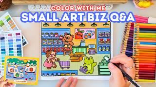 Running A Successful Art Business: Tips, Coloring & Chatting | Small Art Business Q&A