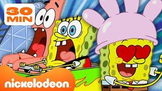 Губка Боб | ЦЕЛЫЙ День в МИРЕ ПЕРЧАТОК с Губкой Бобом и Патриком! | Nickelodeon Cyrillic