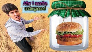 1 महीने बाद बर्गर का ये क्या हुआ | Burger Underground Survive 1 Months After Results