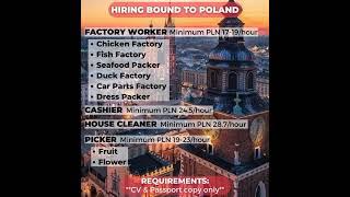 Poland Work Permit 100% #polandworkvisa #poland