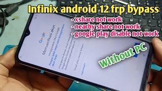 Infinix hot 20i frp bypass android 12 tanpa pc