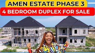 AMEN ESTATE PHASE 3 | HOUSE FOR SALE IN AMEN ESTATE PHASE 3 |4 BEDROOM FULLY DETACHED CARCASS DUPLEX