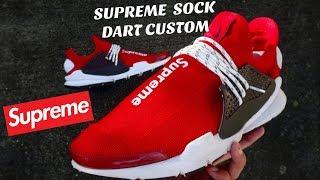 CUSTOM SUPREME NIKE SOCK DART NMDS