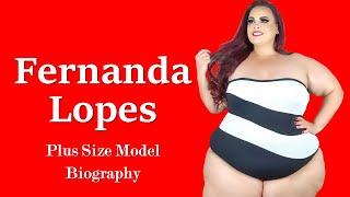 Leticia Fernanda Lopes Brazilian Curvaceous Model Biography | Age, Weight | Plus Size BBW Model |