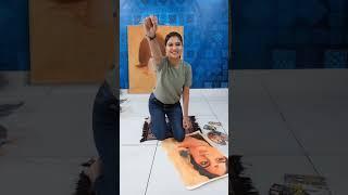 New tricky merge | 3d rangolis #artistshikhasharma #shorts #art #rangoli