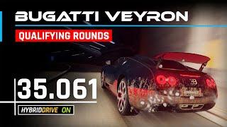 Asphalt 9 Elite Grand Prix - BUGATTI VEYRON Qualifier Q1 & Q2 - 35.061 - Hybrid Drive Reference Lap