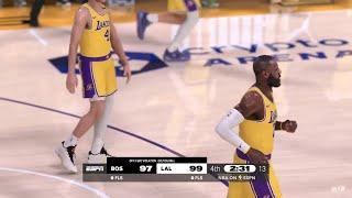 NBA 2K25 Gameday Simulation | CELTICS vs LAKERS FULL GAMEPLAY