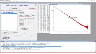 Import ASCII data to Irena