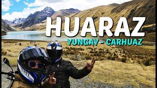 HUARAZ en moto 2022 | turismo Yungay, Carhuaz y mucho más | Viajando por el Perú en moto
